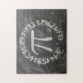 Pi Day PiDay Chalkboard Education Legpuzzel (Verticaal)