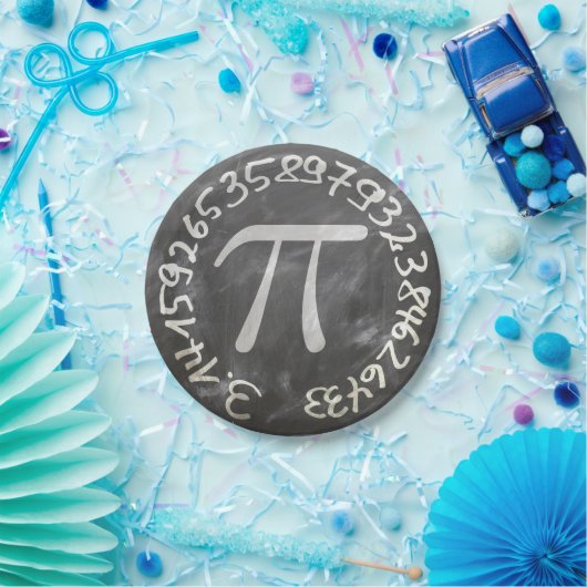 Pi Day PiDay Chalkboard Education Papieren Bordje (Feest)