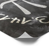 Pi Day PiDay Chalkboard Education Poster (Hoek)