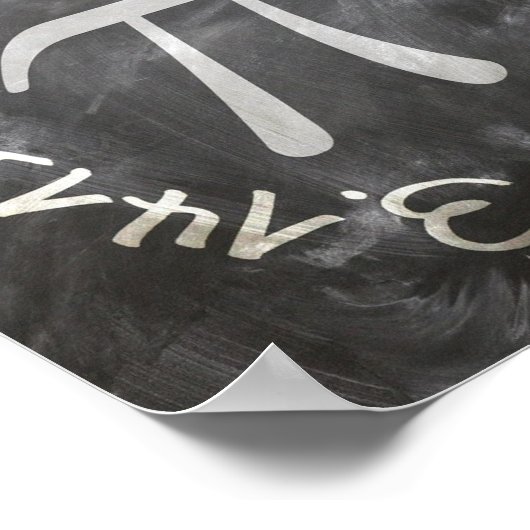 Pi Day PiDay Chalkboard Education Poster (Hoek)
