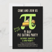 PI DAY Pie Eating Party Kaart (Voorkant)