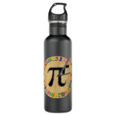 Pi Day Pie Funny Math Teacher Studentenkids Math L Waterfles (Voorkant)