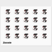Pi Day / Pirate Ronde Sticker (Vel)