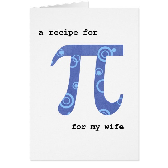 Pi Day pour femme, Funny, Recette pour Pi (Devant)