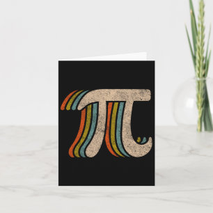 Pi Day Shirt Spiral Pi Wiskunde Docent Student Kin Kaart