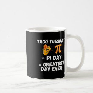 Pi Day Shirt Taco Dinsdag - Pi Day Wiskunde Teache Koffiemok