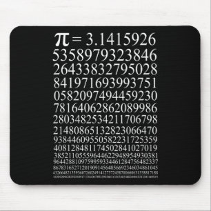 Pi Day Shirt Vrouwen Kinder Mannen Toddler Wiskund Muismat