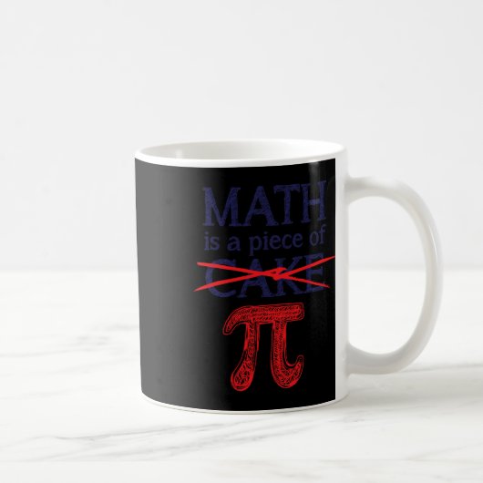 Pi Day Shirt Wiskunde is een fluitje van een cent Koffiemok (Rechts)