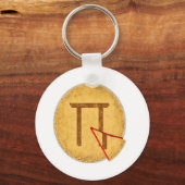 Pi Day Slice Sleutelhanger (Voorkant)
