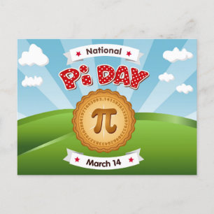 PI Day Sociaal Briefkaart