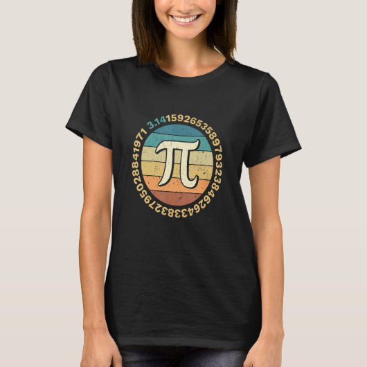 Pi Day Symbol Tee Funny Math Nerd Math Teacher Mat T-shirt (Voorkant)