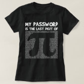 Pi Day Wiskunde leraar student geek Gezegde Funny T-shirt (Design voorkant)