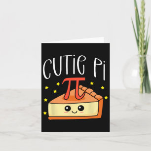 Pi Day Wiskunde Lover-student 3.14 Cutie Pie Kaart