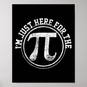 Pi Day Wiskunde Science Gift Student Docent Vintag Poster
