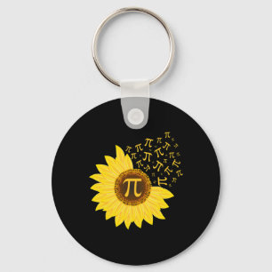 Pi Day Zonnebloem - 3.14 - Wiskunde Docent - Pi Nu Sleutelhanger