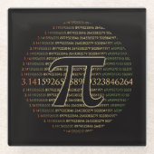 Pi Eclipse Glazen Onderzetter (Voorkant)