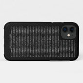 Pi eerste 1000 cijfers Case-Mate iPhone case (Achterkant (horizontaal))