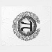 PI Embleem Fleece Deken (Voorkant (Horizontaal))