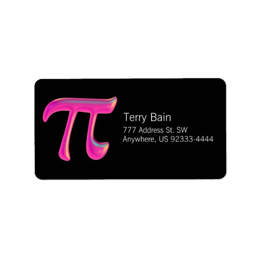 PI Expo Roze Etiket (Voorkant)