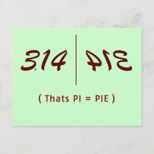 PI Fun Briefkaart