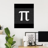 PI - Het irrationele wiskundige constante Poster (Thuiskantoor)