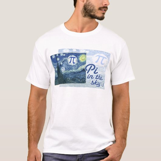 Pi in de hemel t-shirt (Voorkant)