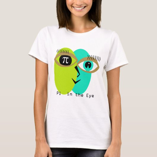 Pi in het oog t-shirt (Voorkant)