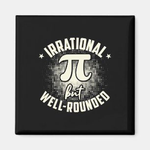 PI Irrationele maar goed afgeronde wiskundige Wisk Magneet