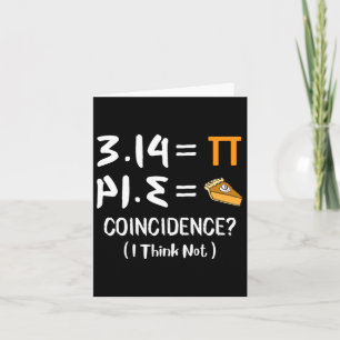 Pi is gelijk aan Pie Funny Wiskunde Pun Pi Day Gif Kaart