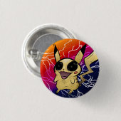 Pi Kachu Ronde Button 3,2 Cm (Voorkant /achterkant)