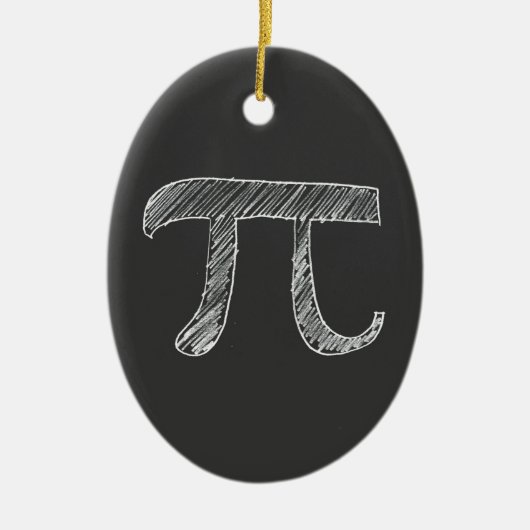 Pi Keramisch Ornament (Voorkant)