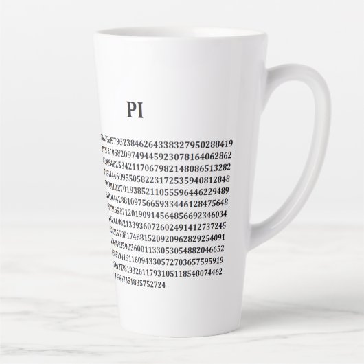 "PI" Latte Mug (Droite)