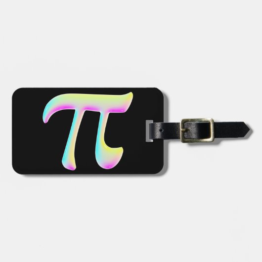Pi Light Disco Bagagelabel (Voorkant horizontaal)