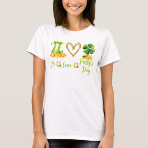 Pi Love Patty's Day Shirt, Wiskunde leraar St Patr T-shirt