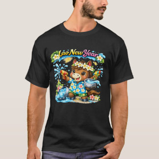 Pi Mai Lao Cute Paard Water Festival T-shirt