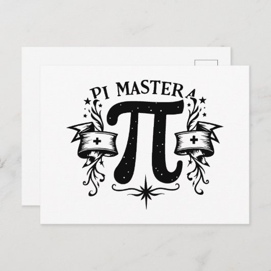 Pi Master Briefkaart (Voorkant / Achterkant)