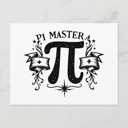 Pi Master Briefkaart (Voorkant)