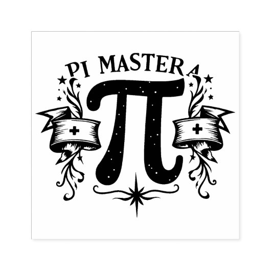 Pi Master Rubberstempel (Afrduk)