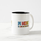 Pi Menu Coffee Mug – Funny Math Pi Lover Gift (Devant droit)
