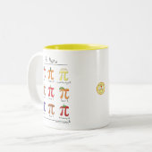 Pi Menu Cute Math Pi Day Café Mug (Devant gauche)