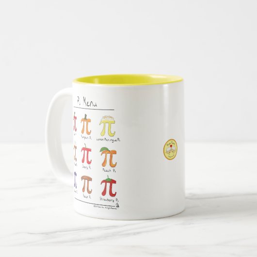 Pi Menu Cute Math Pi Day Café Mug (Devant gauche)