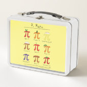 Pi Menu Cute Math Pi Day Lunch Box (Devant)
