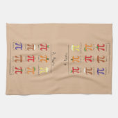 Pi Menu Cute Math Pi Day Pie Cuisine Serviette De  (Horizontal)