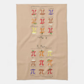 Pi Menu Cute Math Pi Day Pie Cuisine Serviette De  (Vertical)