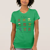 Pi Menu Cute Math Pi Day T-Shirt femme (Devant)
