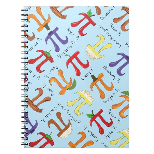 Pi Menu Cute Math Pi Jour Carnet (Devant)