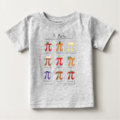 Pi Menu Cute Wiskunde Pi Day Kind T-Shirt (Voorkant)