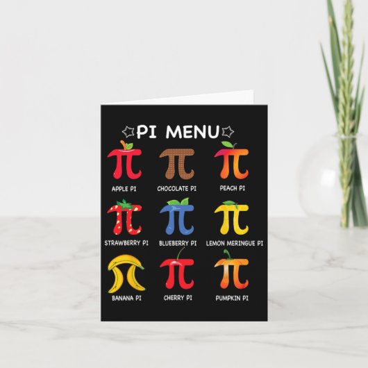 Pi Menu Math Enseignant Funny Pi Day Enseignant Ma (Devant)