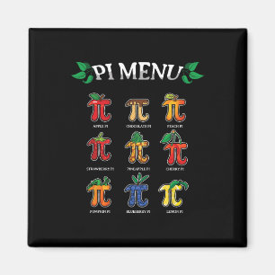 Pi Menu Pi Dag 2025 3.14 Wiskunde Docent Pie Menu  Magneet