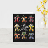 Pi Menu Pi Day 3.14 Drôle Menu Fruit Pie Teachers (Fleur jaune)